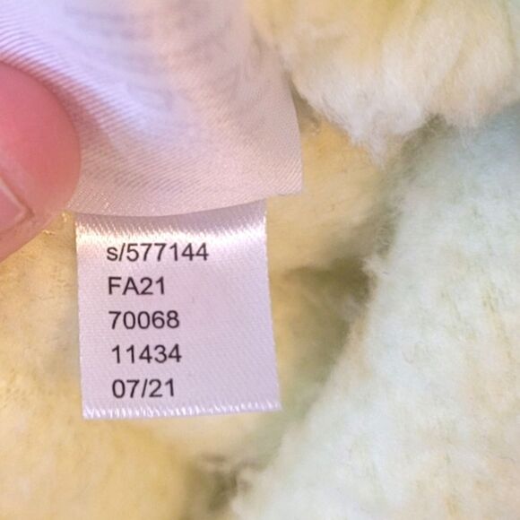 Lou & Grey Light Yellow and Olive Teddy Quarter Zip - Picture 5 of 6